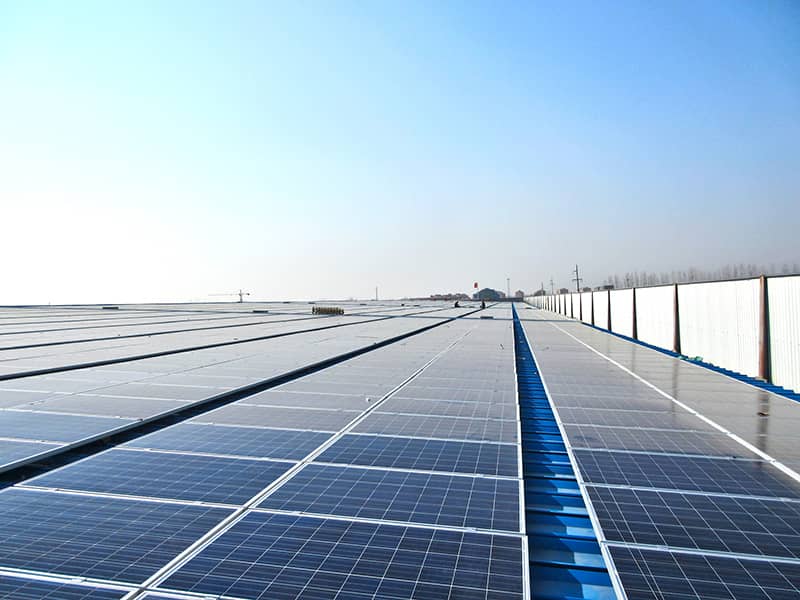 Energy infrastructure against open landscape